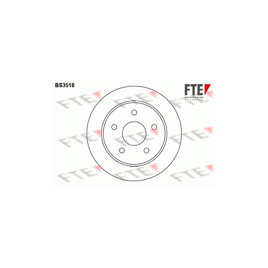 FTE Bs3518 Brake Disc for Ford Scorpio