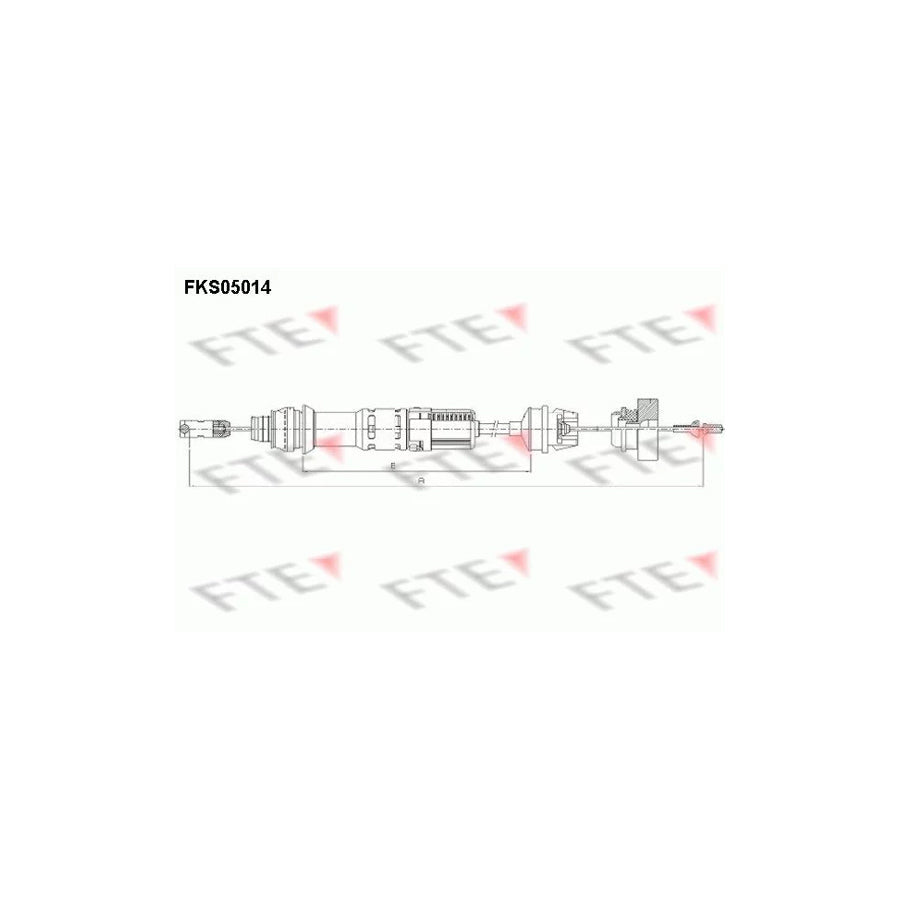 FTE Fks05014 Clutch Cable