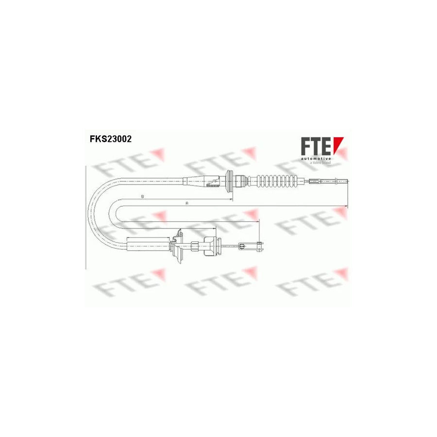FTE Fks23002 Clutch Cable