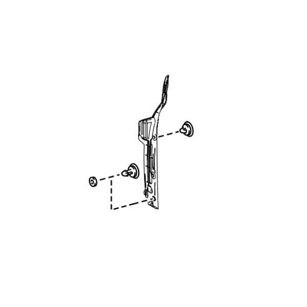Genuine Lexus 53827-53040 IS Phase 3 O/S Wing Protector