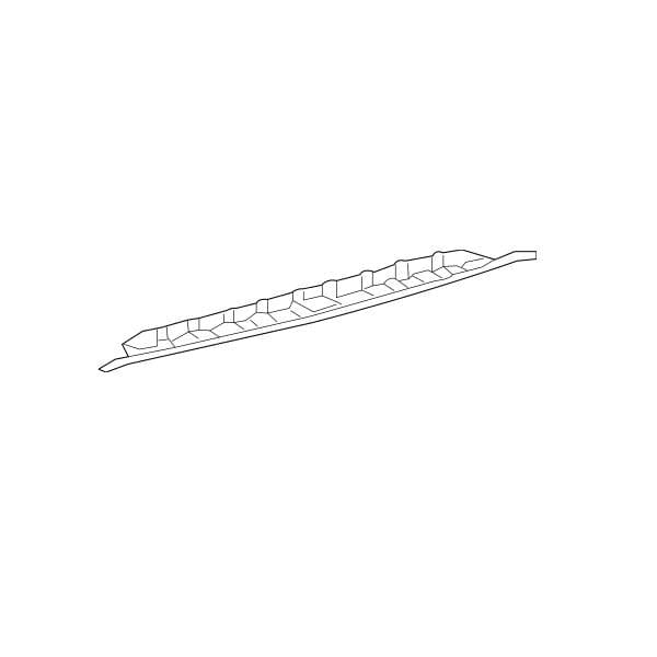 Genuine Lexus 64716-30190-C0 GS Phase 4 Boot Trim Cover