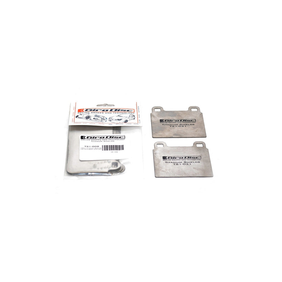 Girodisc TS-1300-4 Porsche 911 Rear Titanium Backing Plate Kit
