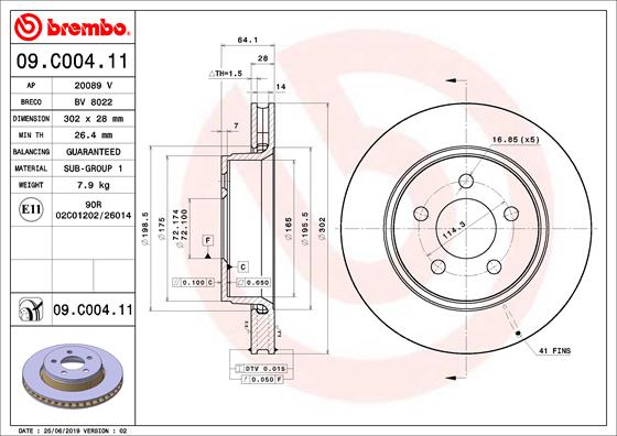 MERITOR MERMCK1298 Disc Brake Caliper Repair Kit