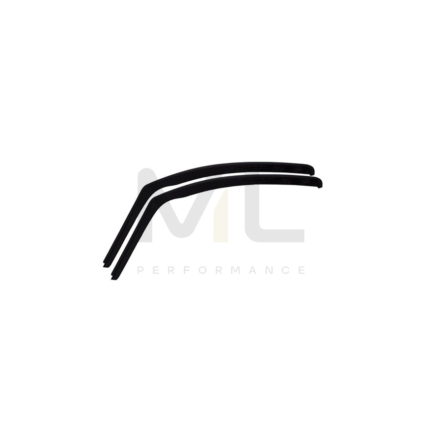 HEKO 11120 Wind deflectors for BMW 3 Series Arrow direction, Front, Vehicle Door, Smoke Grey