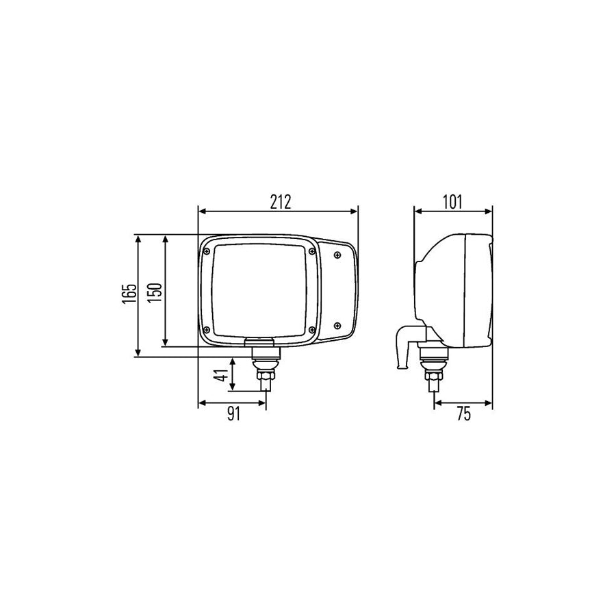 Hella 1LA 993 975-077 Headlight