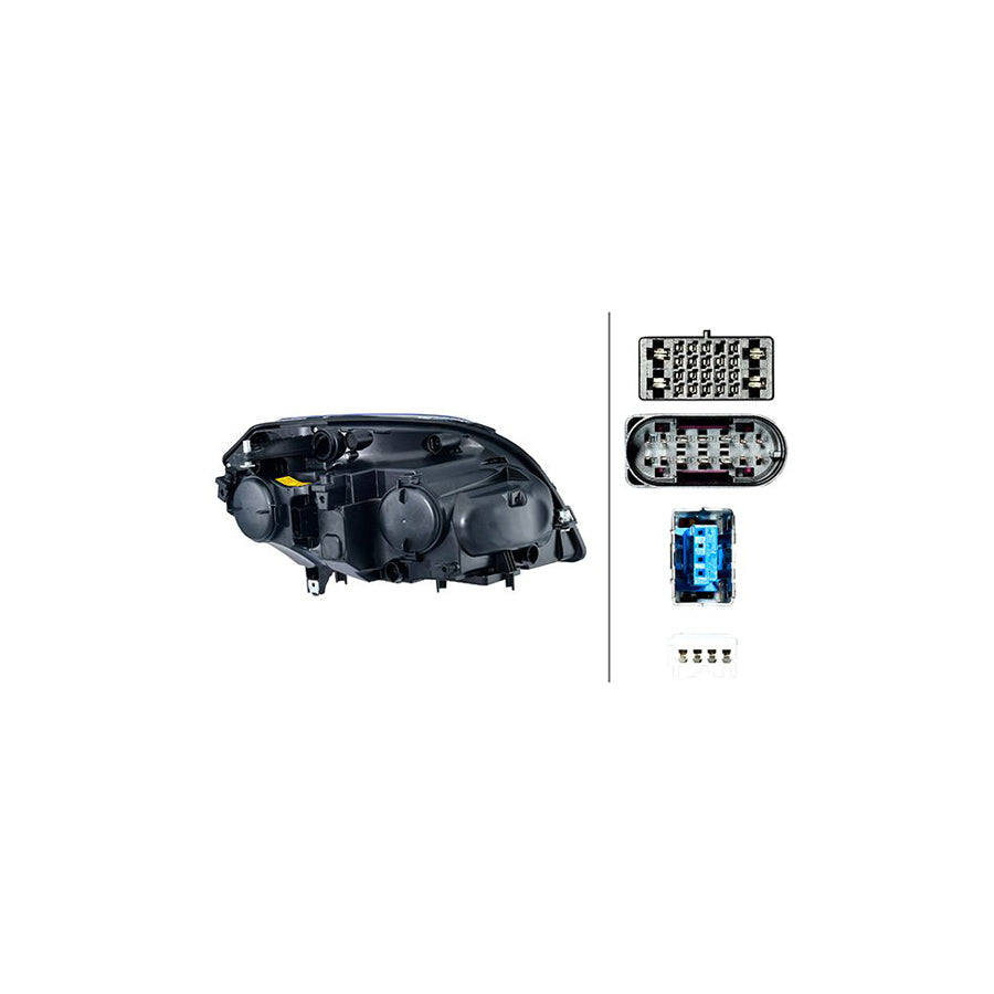 Hella 1ZS 354 878-071 Headlight Suitable For Mercedes-Benz Glk (X204)