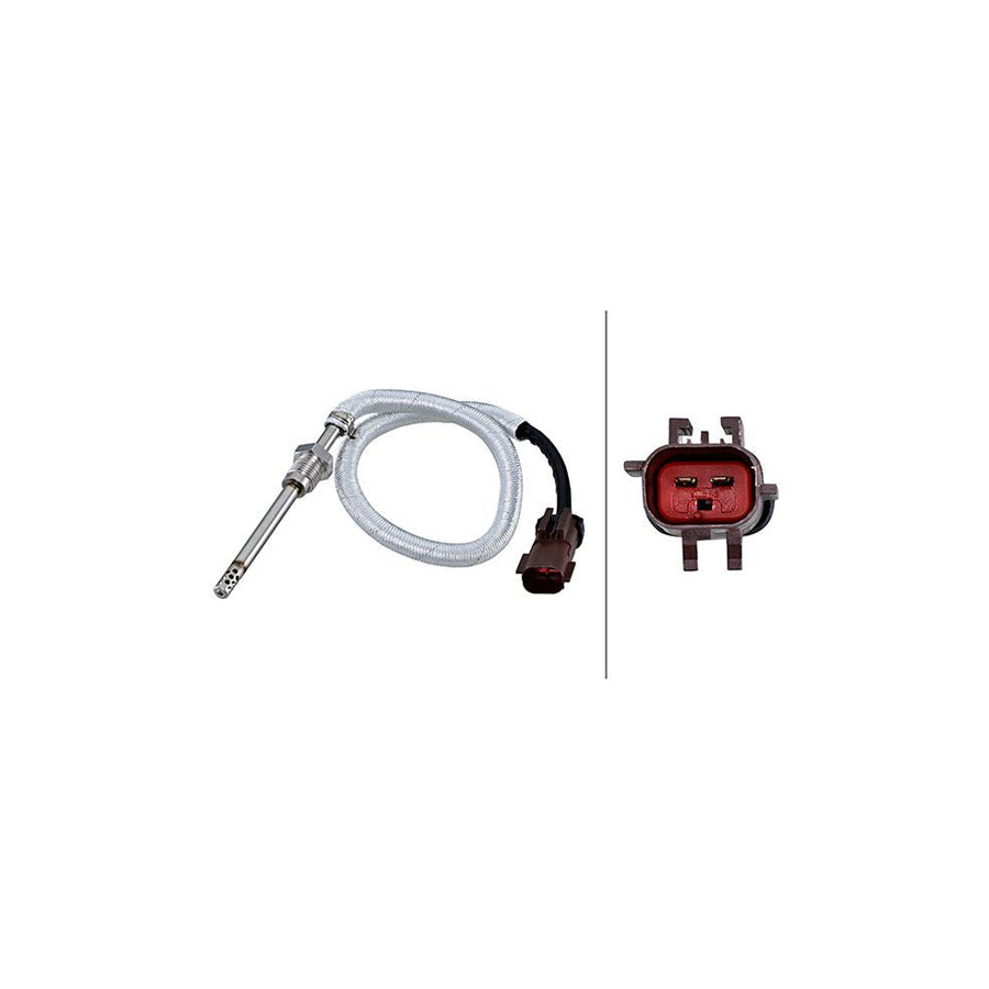 Hella 6PT 010 376-501 Sensor, Exhaust Gas Temperature For Jeep Grand Cherokee IV (WK, WK2)