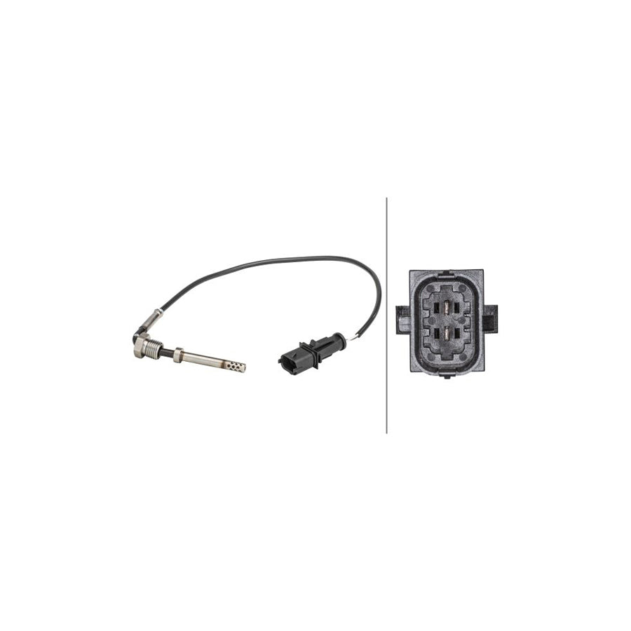 Hella 6PT 358 181-201 Sensor, Exhaust Gas Temperature