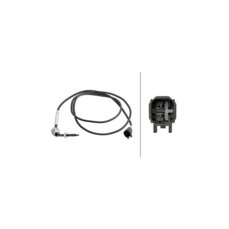 Hella 6PT 358 181-751 Sensor, Exhaust Gas Temperature For Ford Ranger Mk3 (TKE)