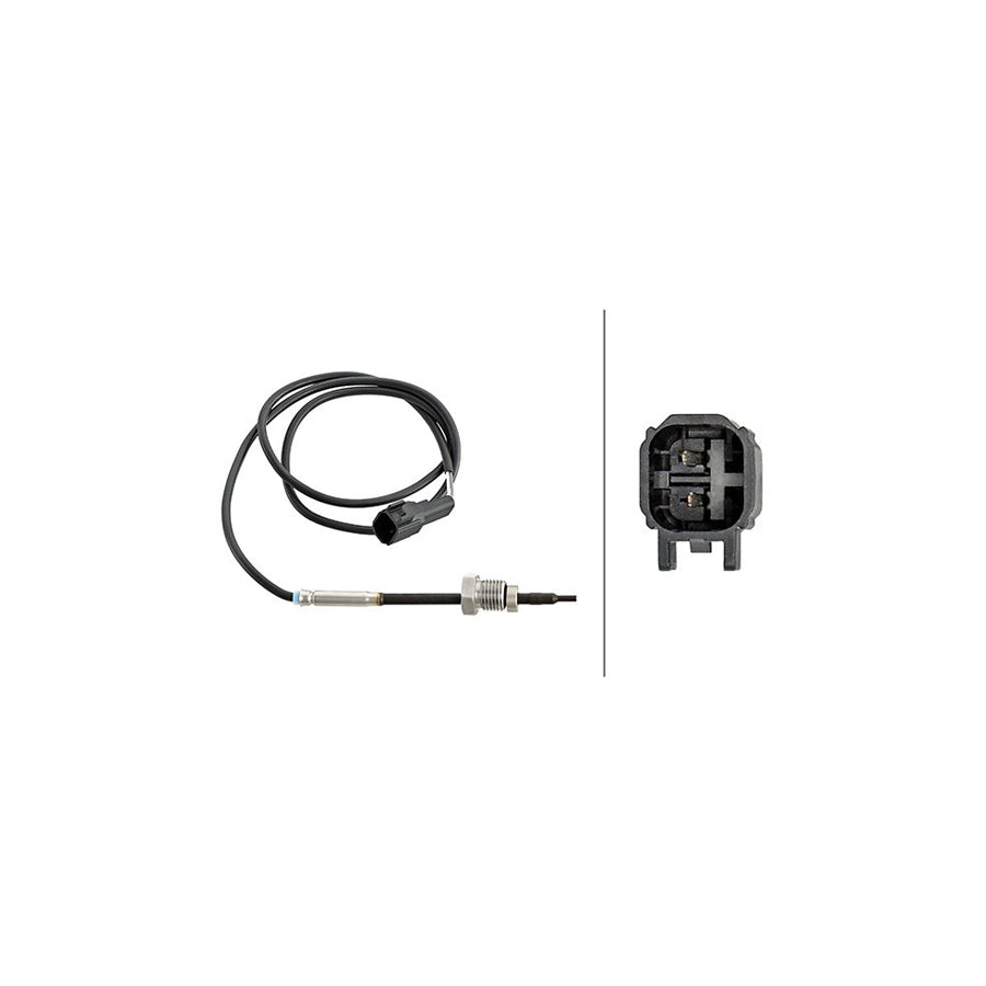 Hella 6PT 358 181-761 Sensor, Exhaust Gas Temperature For Ford Ranger Mk3 (TKE)