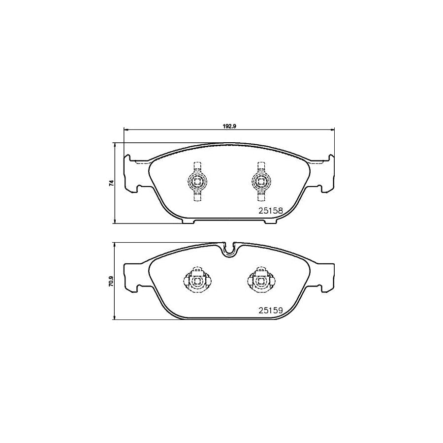 Hella 8AS 355 663-981 Hand Brake Cable For Hyundai Sonata III (Y-3)