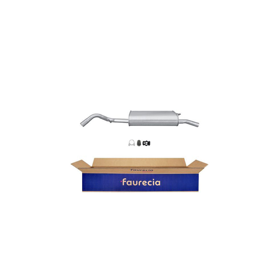 Hella 8LD 366 030-241 Rear Silencer For Ford Escort Mk6 Saloon (GAL, AFL)