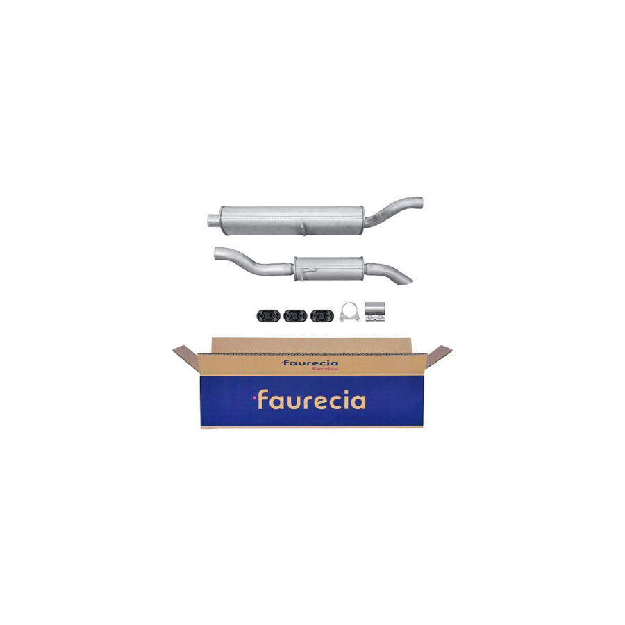 Hella 8LD 366 035-021 Rear Silencer For Chrysler Voyager / Grand Voyager III (GS)