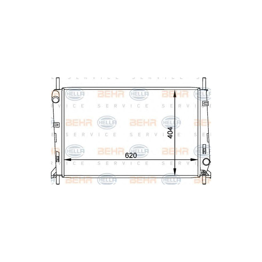 Hella 8MK 376 764-051 Engine Radiator