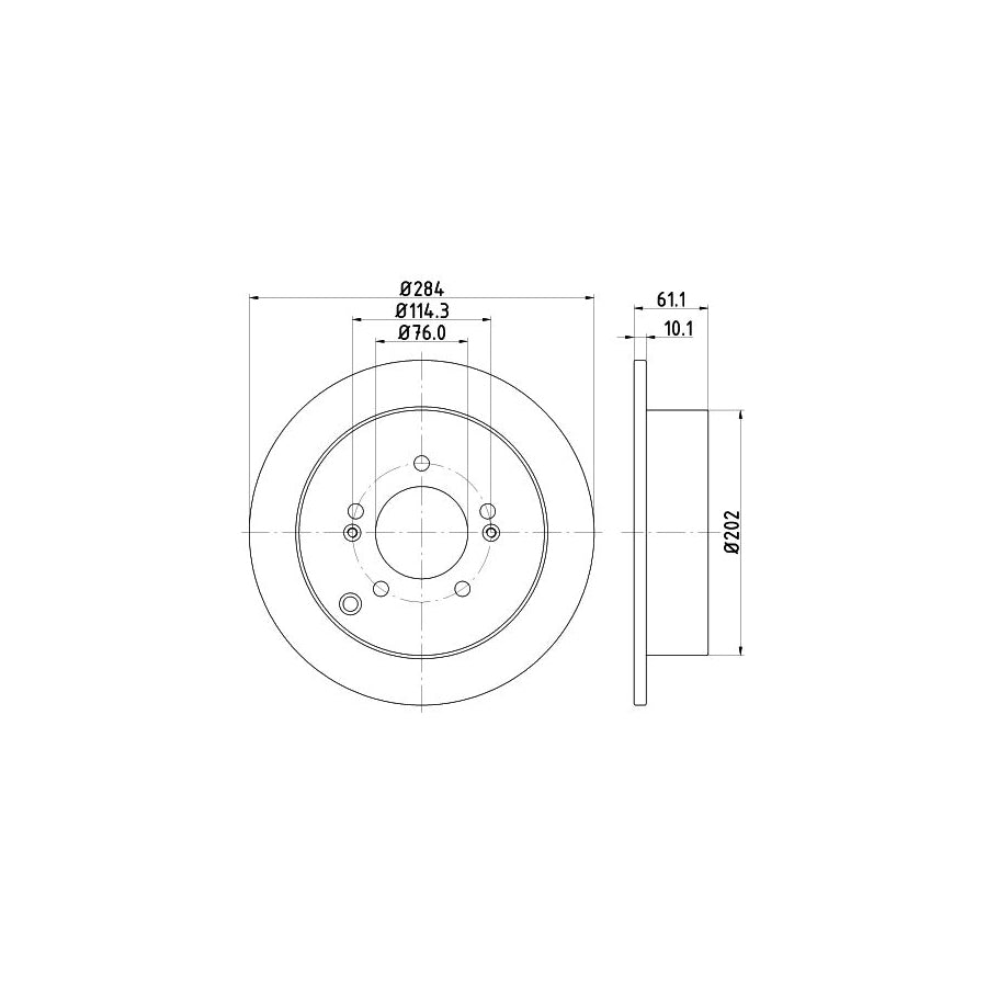 Hella 8MP 376 801-321 Water Pump