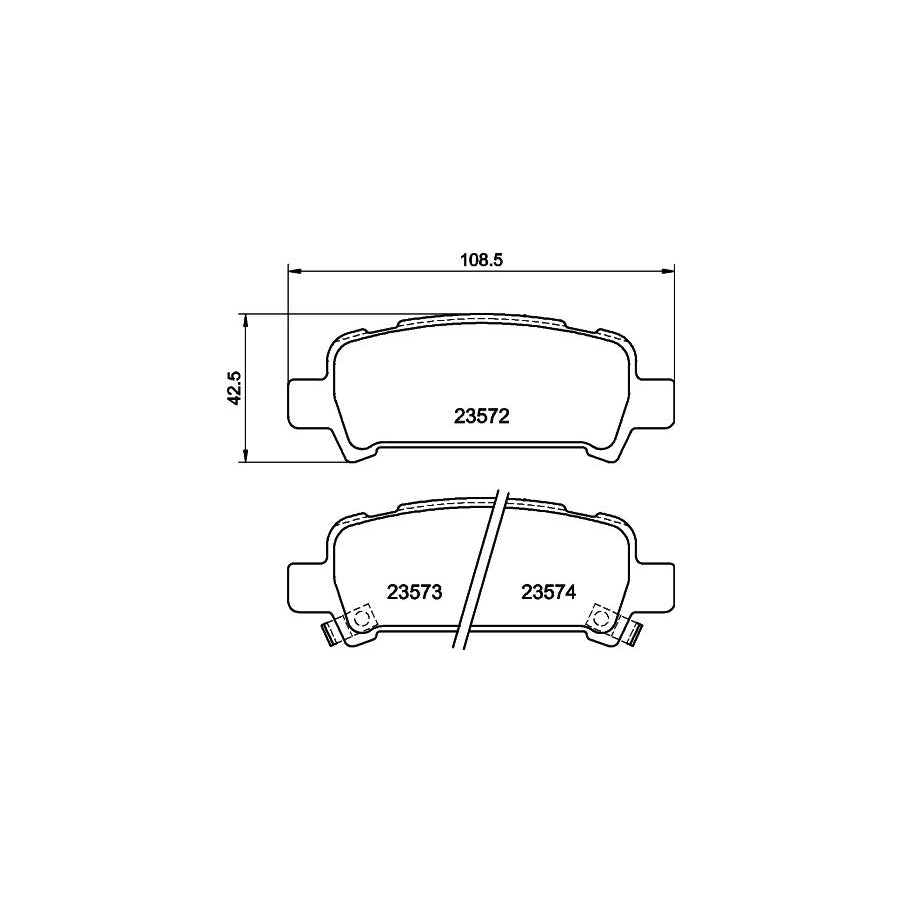 Hella 8MP 376 804-704 Water Pump