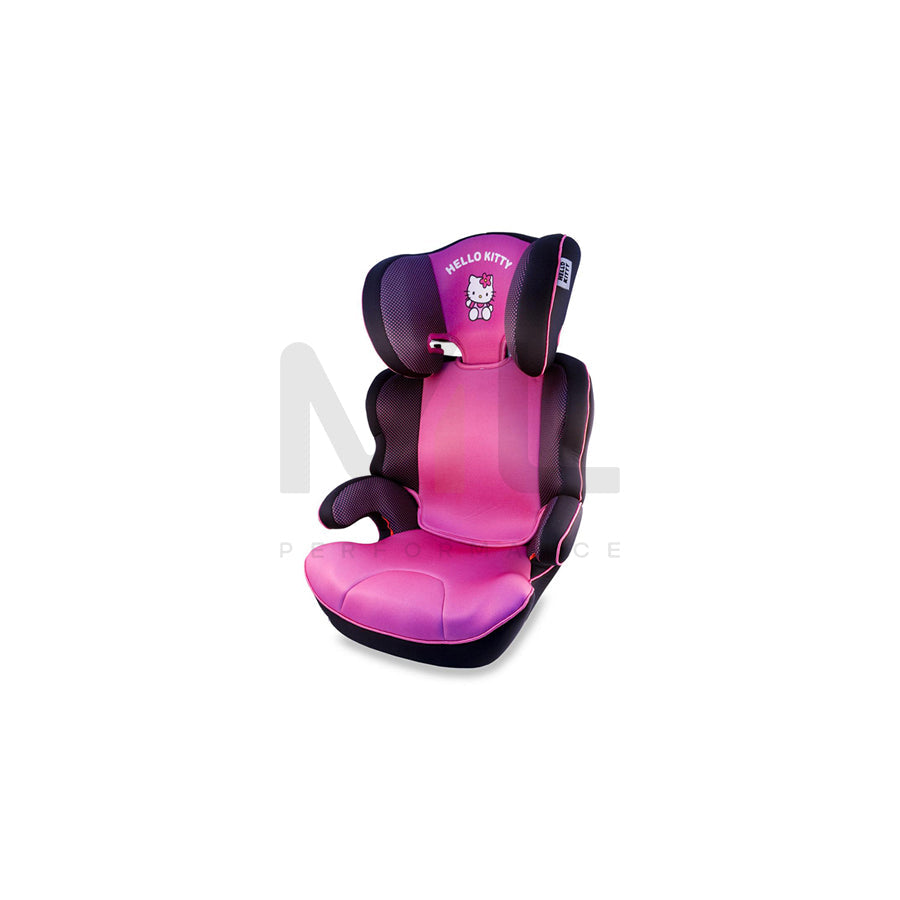 HELLO KITTY KIT4046 Child car seat without Isofix, Group 2/3, 15-36 kg, without seat harness, Black, Light pink