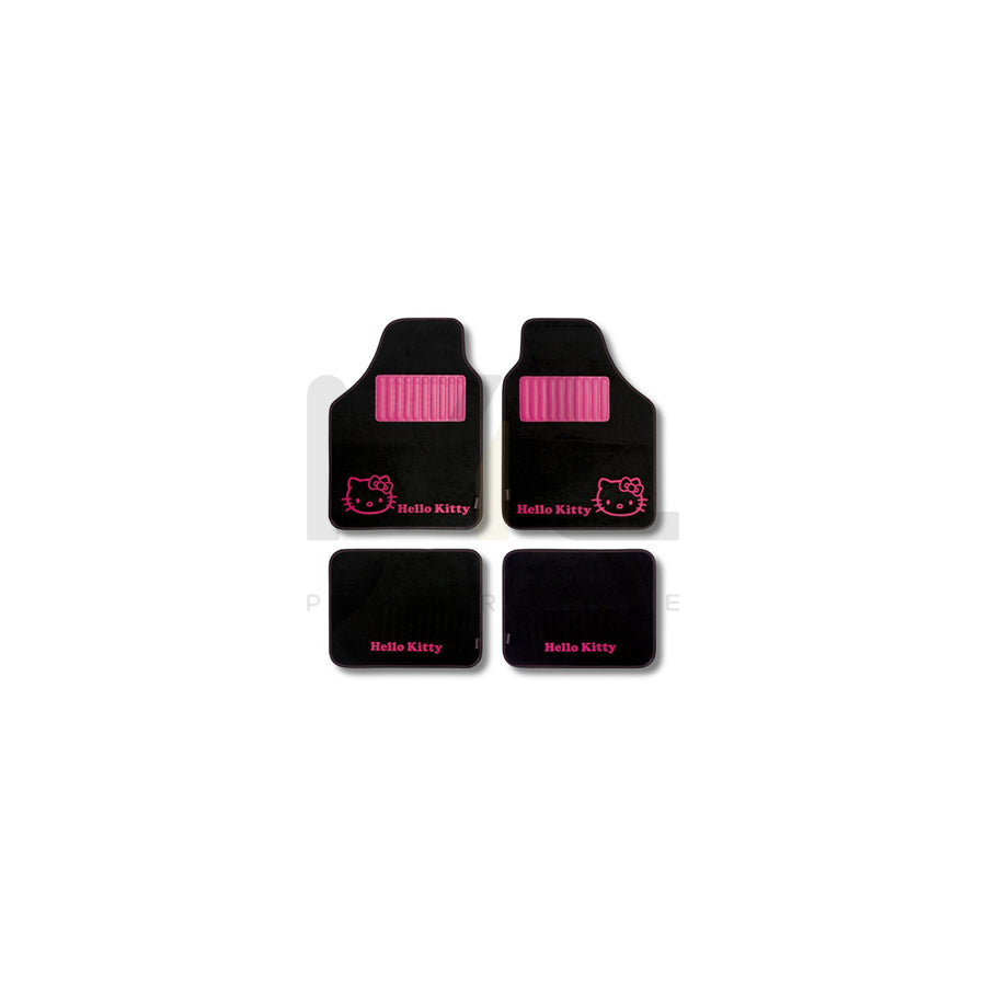 HELLO KITTY Universal fit KIT3013 Floor mat set Polyester, Front and Rear, Black