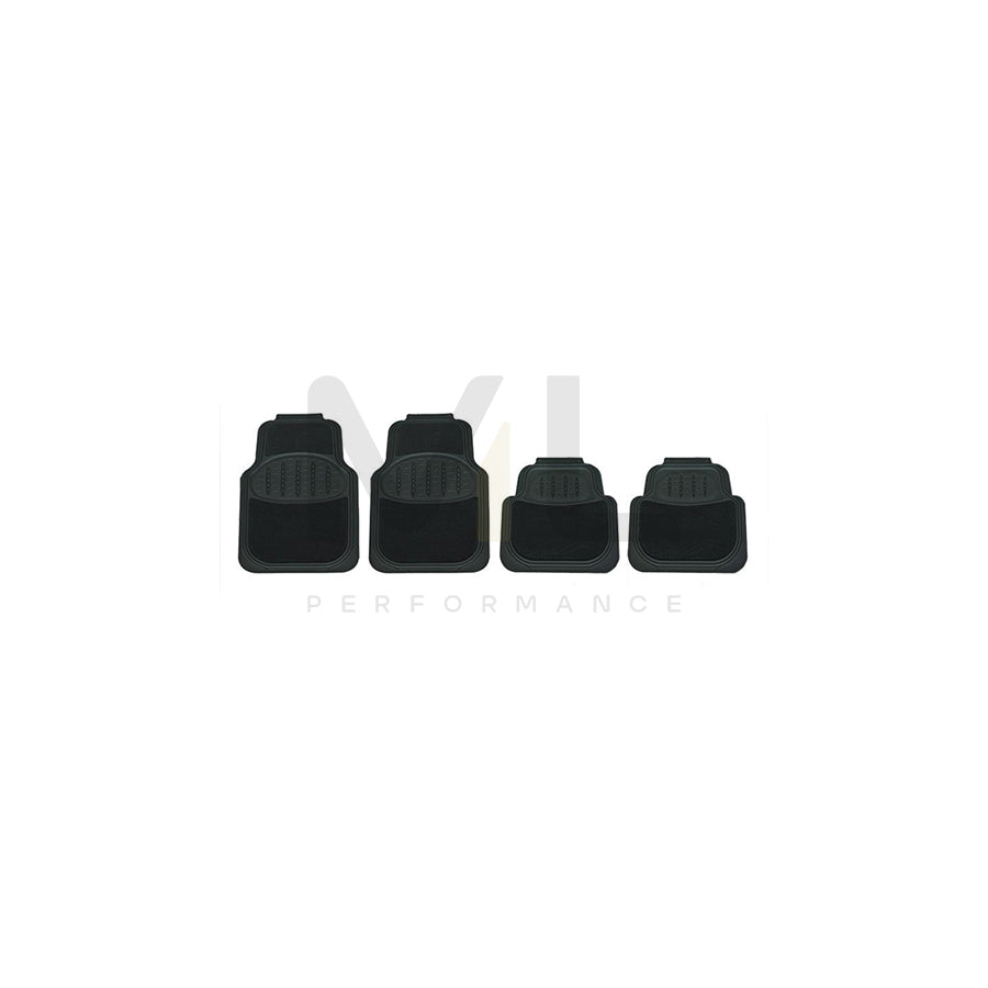 HEYNER Universal fit, ProtectionStar Pro 731200 Floor mat set Elastomer, Front and Rear, Quantity: 4, Black