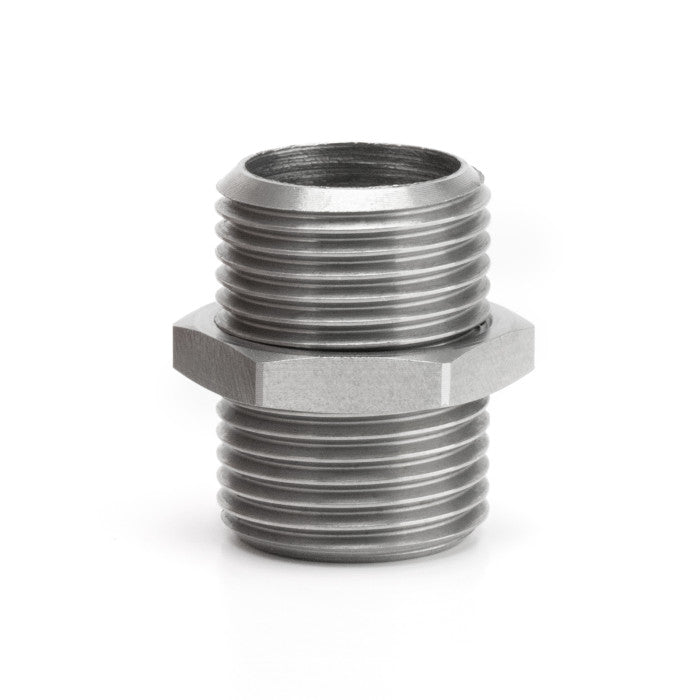 HEL Performance HSB-SCB-MM-ADAPTER Centre Bolt/Oil Filter Housing Threaded Male Straight Adapter (with Locknut)