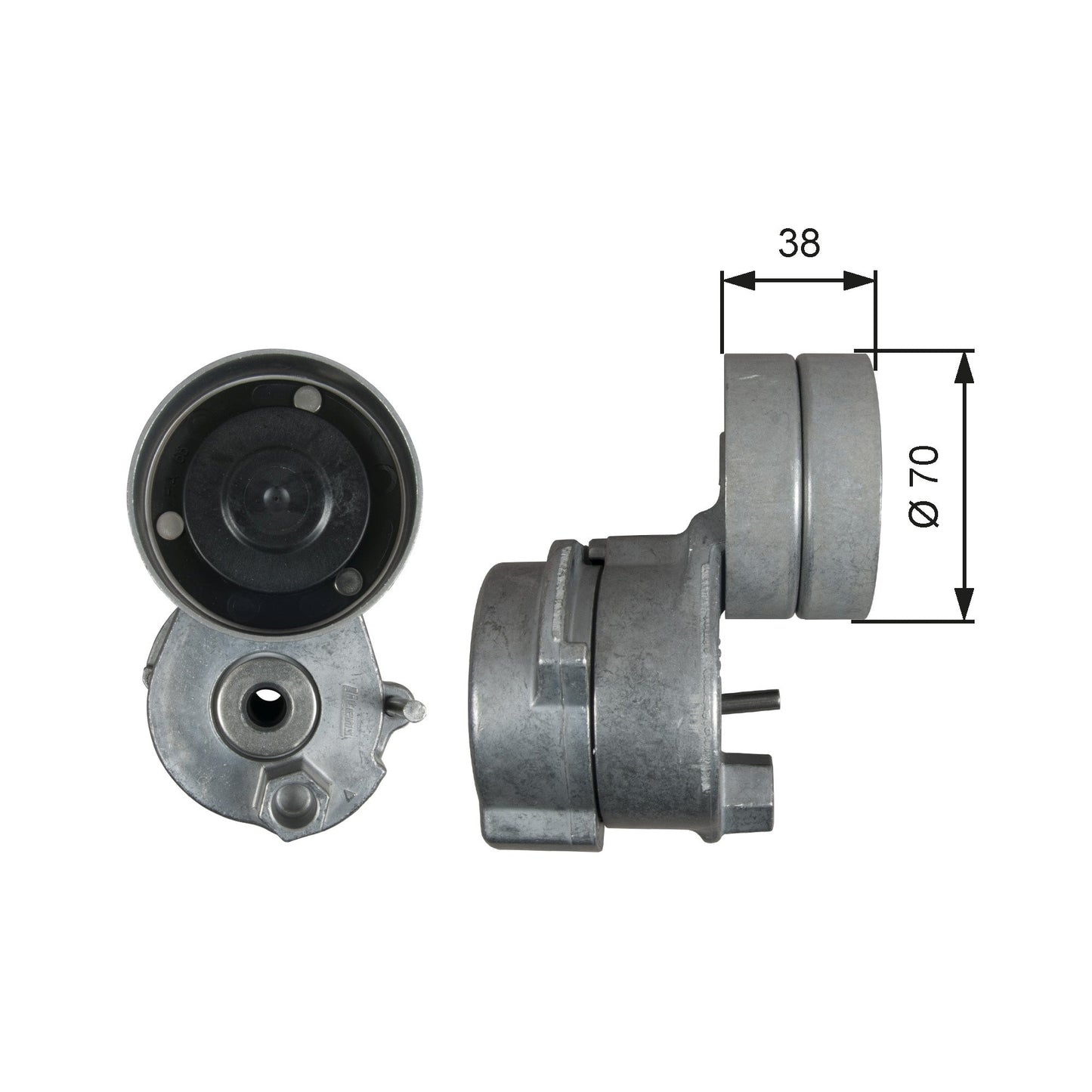 GATES GATT38680 V-Ribbed Belt Tensioner Lever