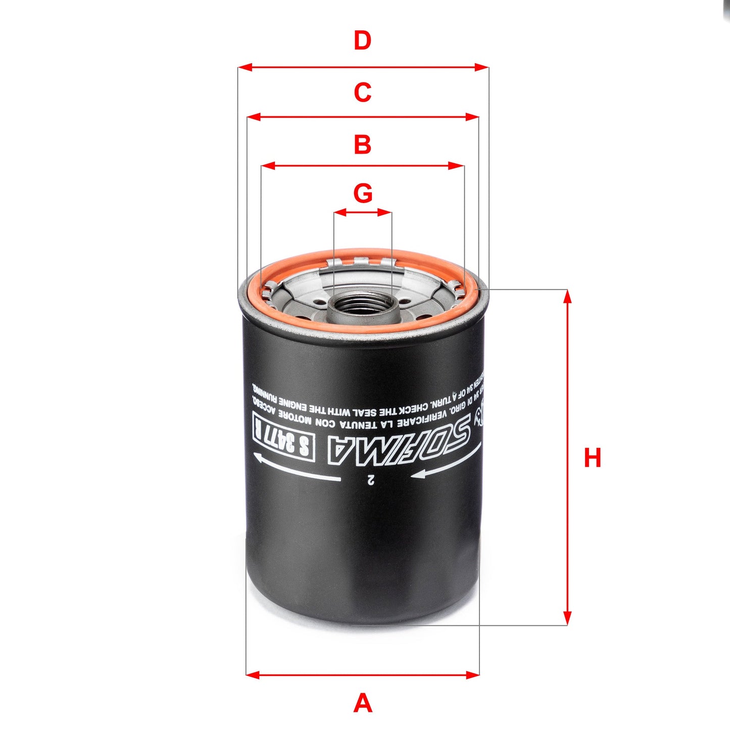 SOFIMA S3477R Oil Filter