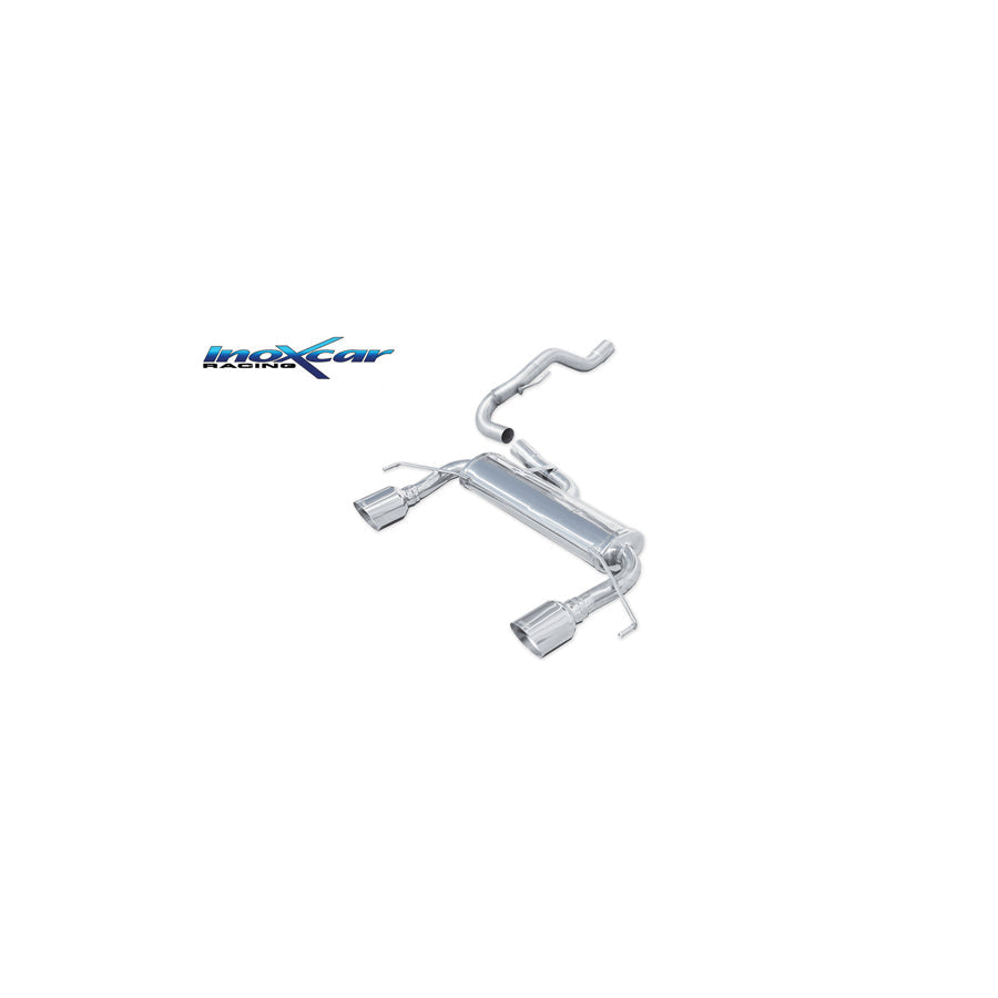 InoXcar OPCO.18.RA Opel Corsa D Stainless Steel Rear Exhaust