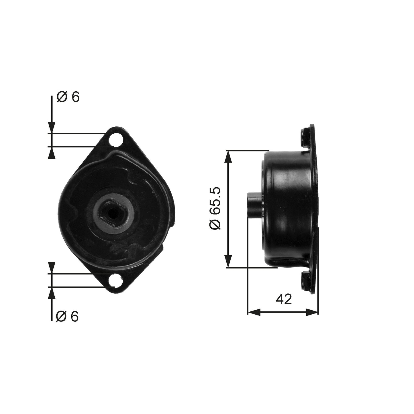 GATES GATT39090 V-Ribbed Belt Tensioner Lever