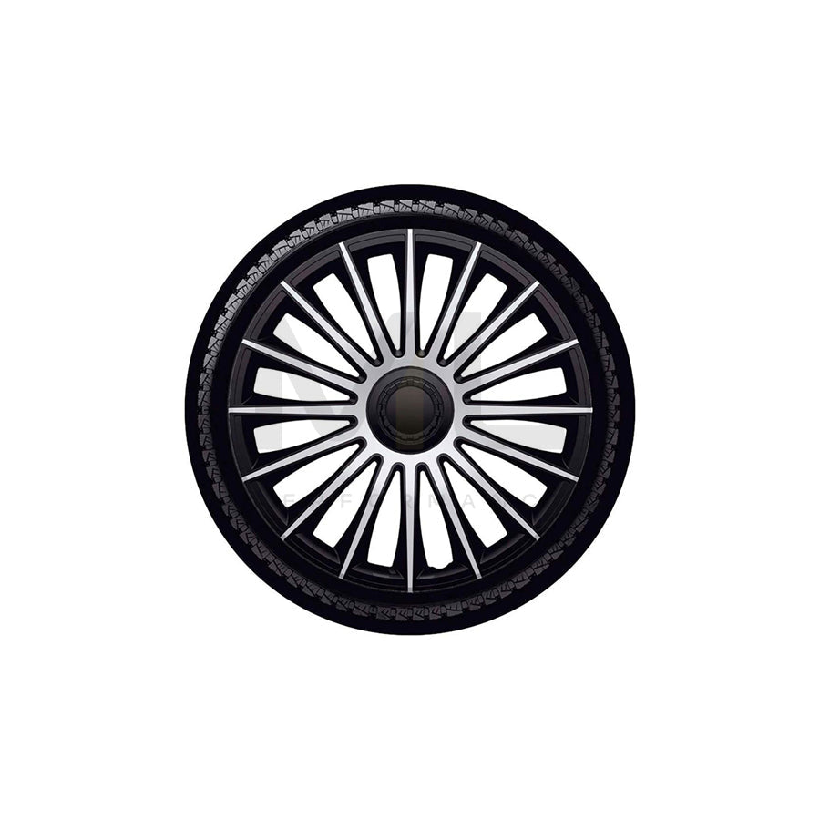 J-TEC Austin, Silver Black J13150 Wheel trims 13 Inch Black/Silver