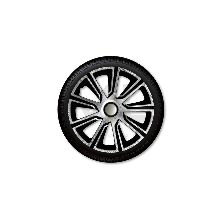 J-TEC Veron Carbon, Silver Black J13122 Wheel trims 13 Inch Black/Silver, Carbon