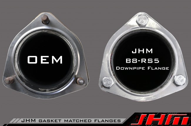 JHM Exhaust - 2.75" Performance High Flow Cat (HFC) Downpipes (JHM) for B8-B.5 RS4-RS5 4.2L *HEADERS REQUIRED*