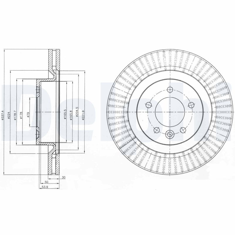 DELPHI BG9926 Brake Disc