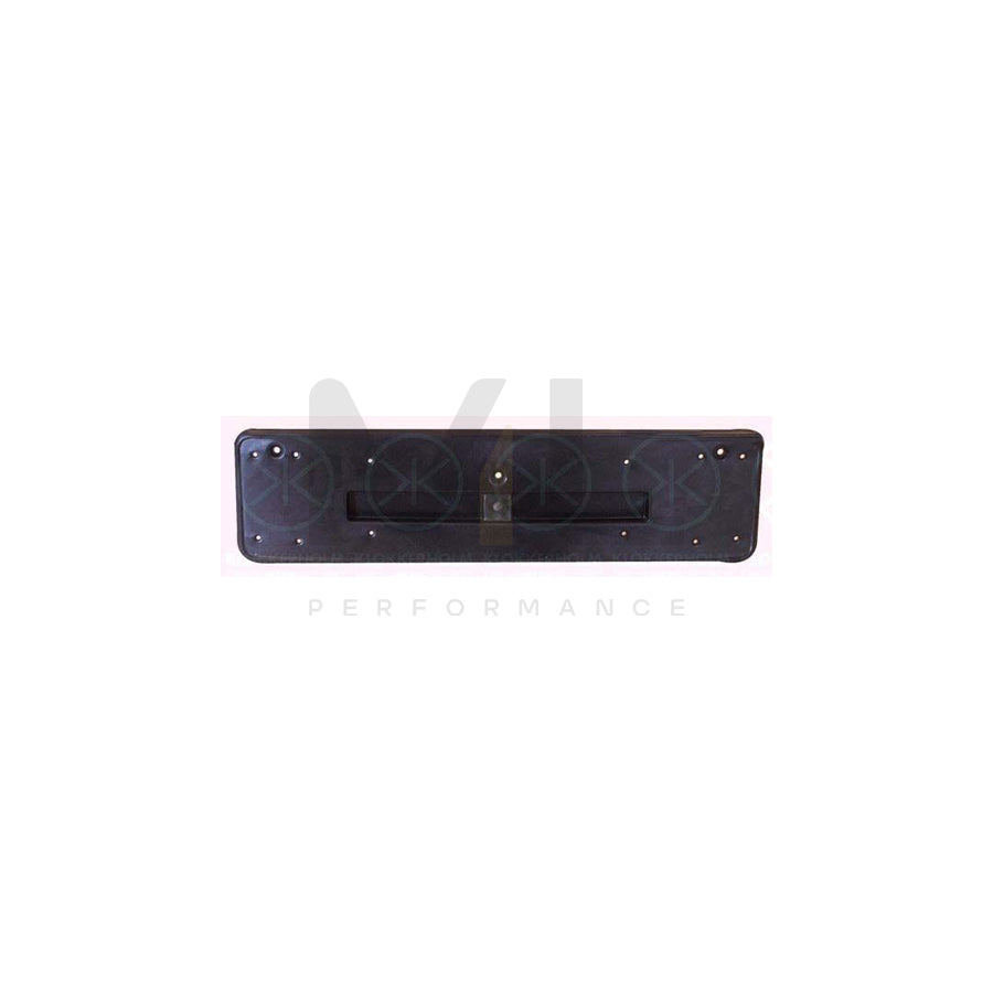 KLOKKERHOLM 0061927 Number plate holder for BMW 3 Series Front, Black, frameless