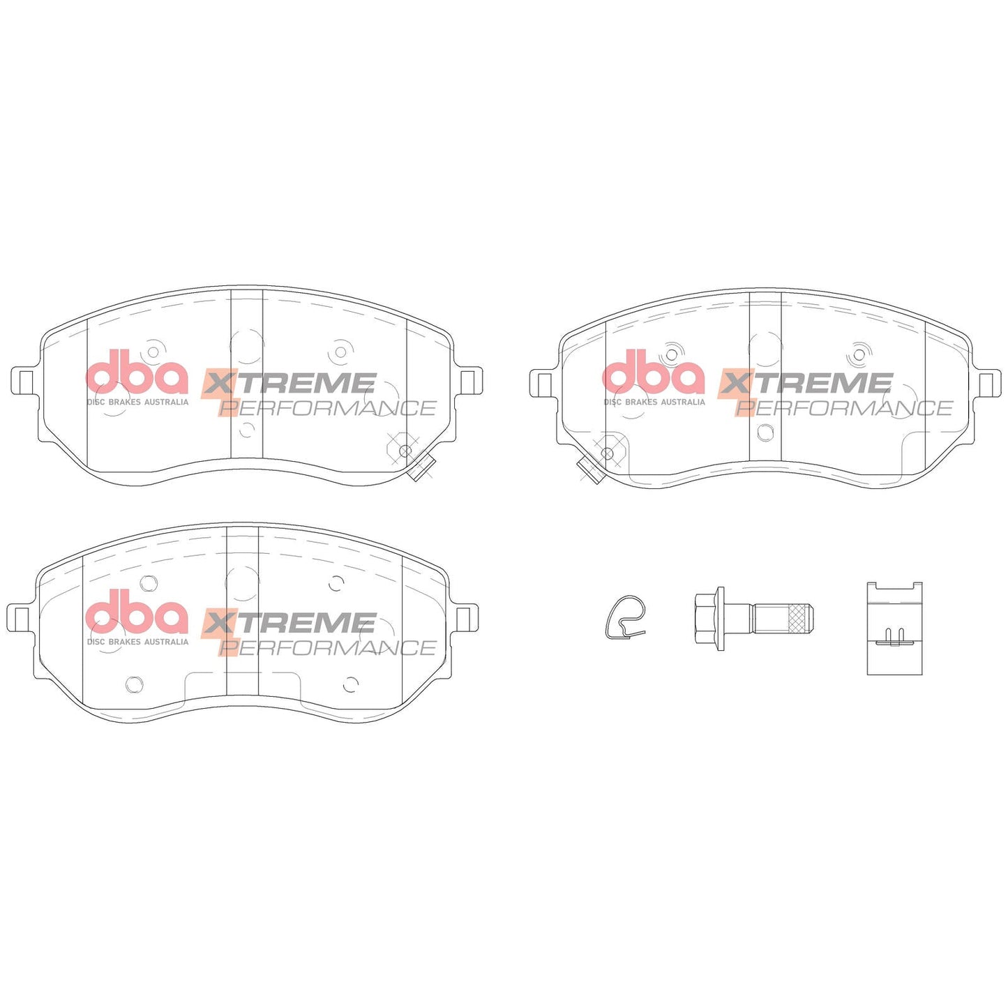 DBA DB15014XP High Performance Brake Pad Set