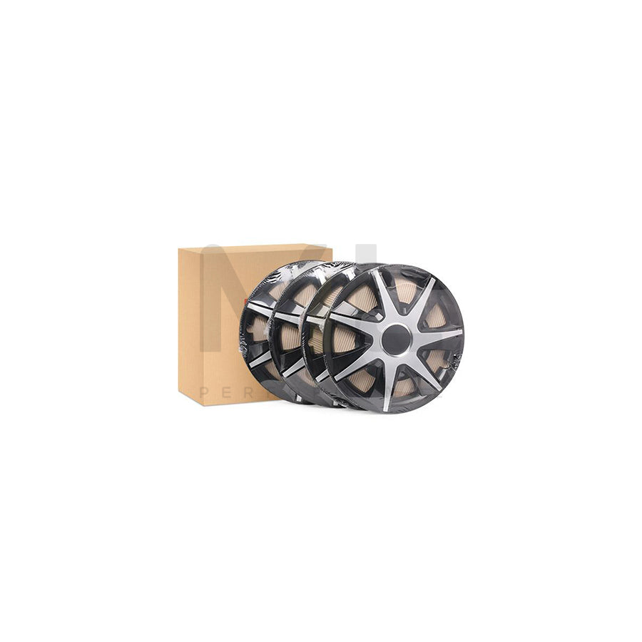 LEOPLAST RUN CZ SR 15 Wheel trims 15 Inch Black/Silver