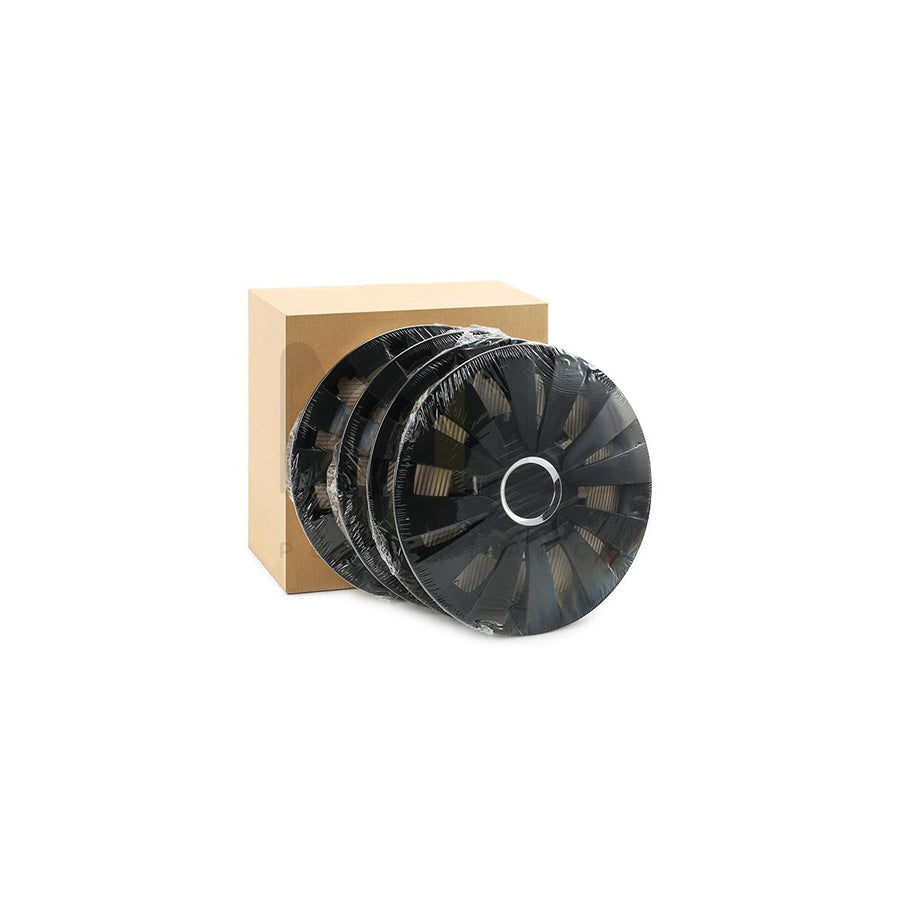 LEOPLAST SKY CZ MAT 14 Wheel trims 14 Inch Black