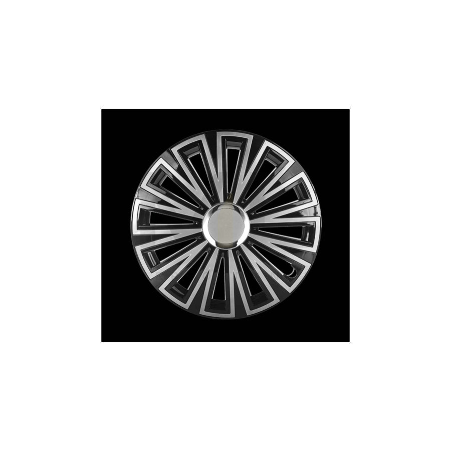 LEOPLAST SUNSET 14 CZ-SR Wheel trims 14 Inch Black/Silver