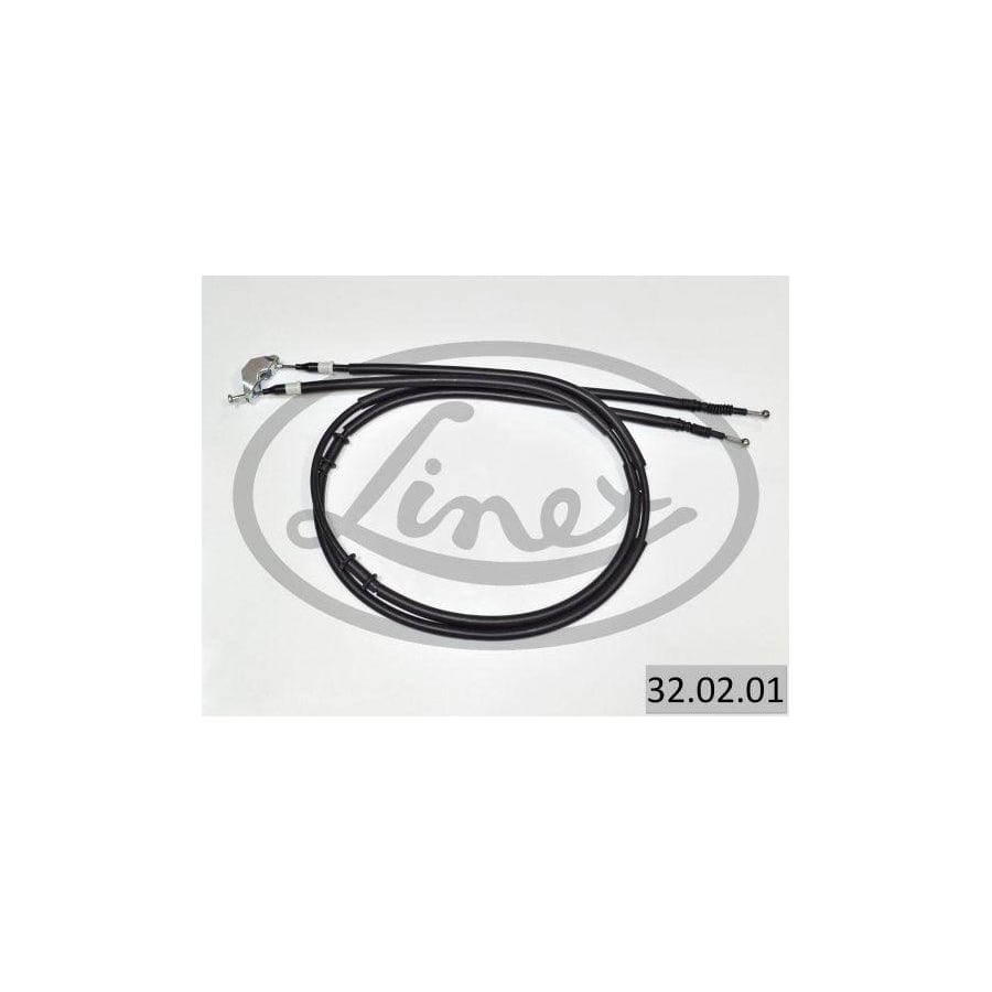 Linex 32.02.01 Cable, Service Brake for Opel Astra H Caravan (A04)