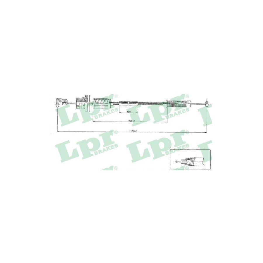 LPR C0079A Throttle Cable