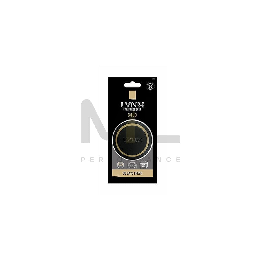 LYNX Gel Can Car Air Freshener - Gold