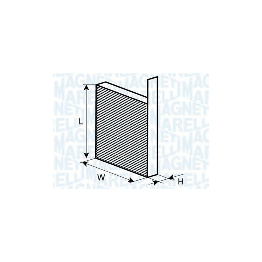MAGNETI MARELLI 350203062820 Pollen Filter For Renault Koleos I (Hy)