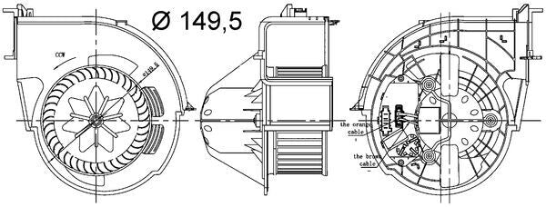 Mahle AB83000S - Interior Blower