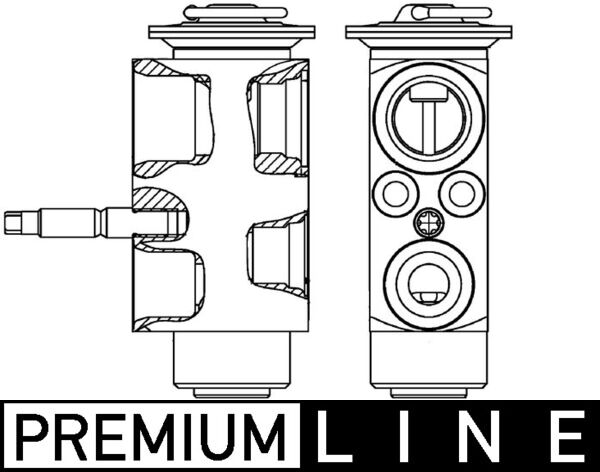 Mahle AVE113000P - Expansion Valve, air conditioning