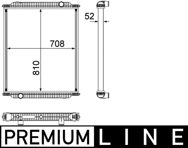 Mahle CR1153000P - Radiator, engine cooling