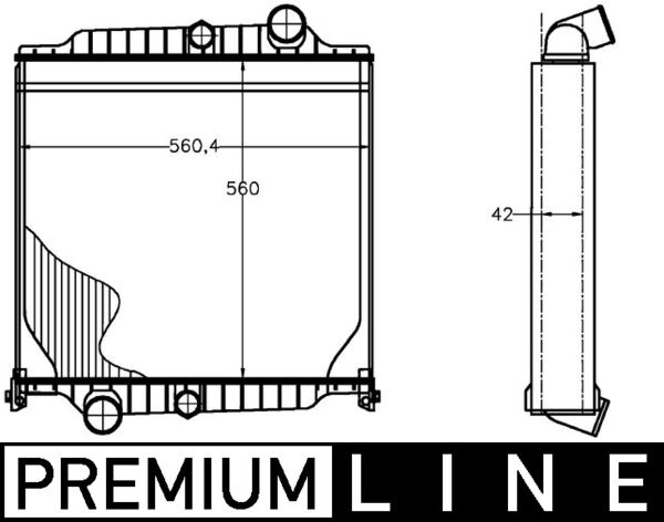 Mahle CR1223000P - Radiator, engine cooling