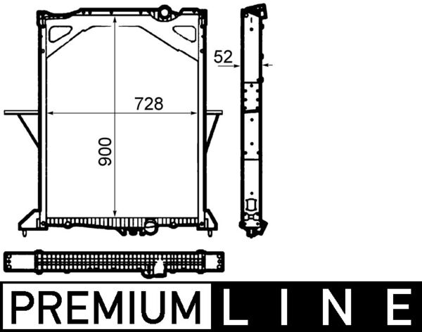 Mahle CR1915000P - Radiator, engine cooling