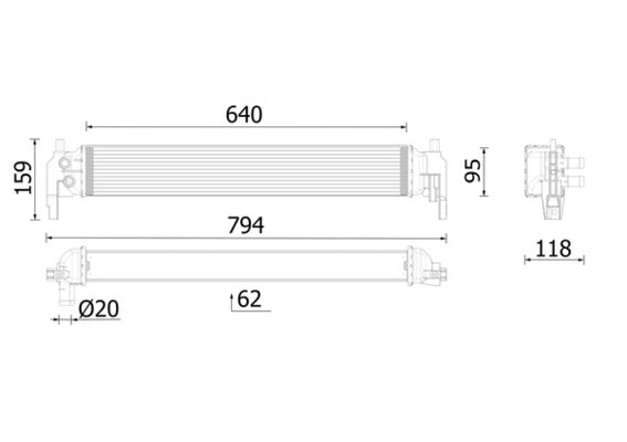 Mahle CR2700000P - Radiator, engine cooling