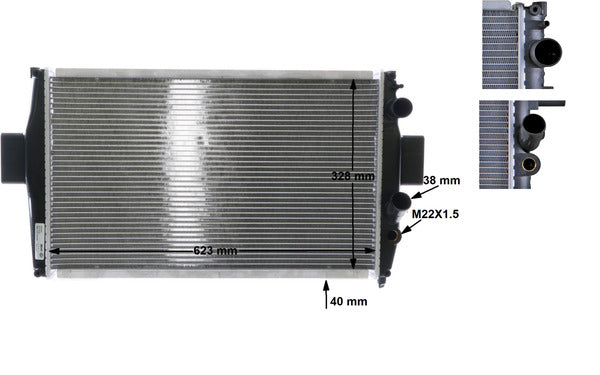 Mahle CR739000S - Radiator, engine cooling