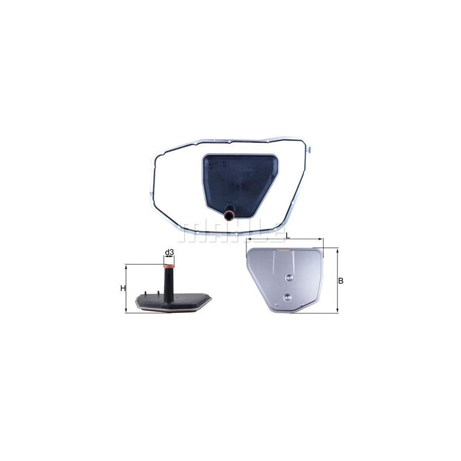 Mahle Original Hx 235D1 Hydraulic Filter, Automatic Transmission