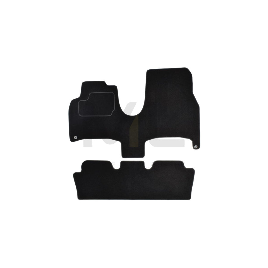 MAMMOOTH A041 CIT170 PRM 01 Floor mat set for CITROテ起 C8 Textile, Front and Rear, Quantity: 2, Black
